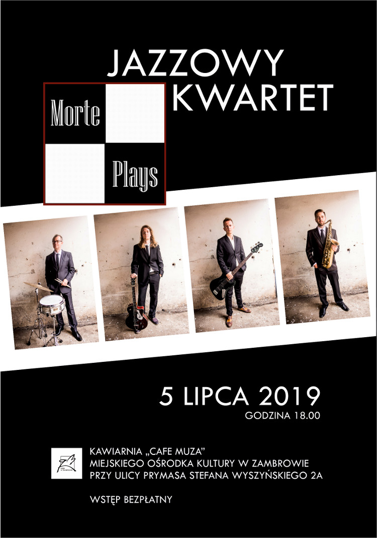 Morte Plays - kwartet jazzowwy Zambrów 28.06.2019