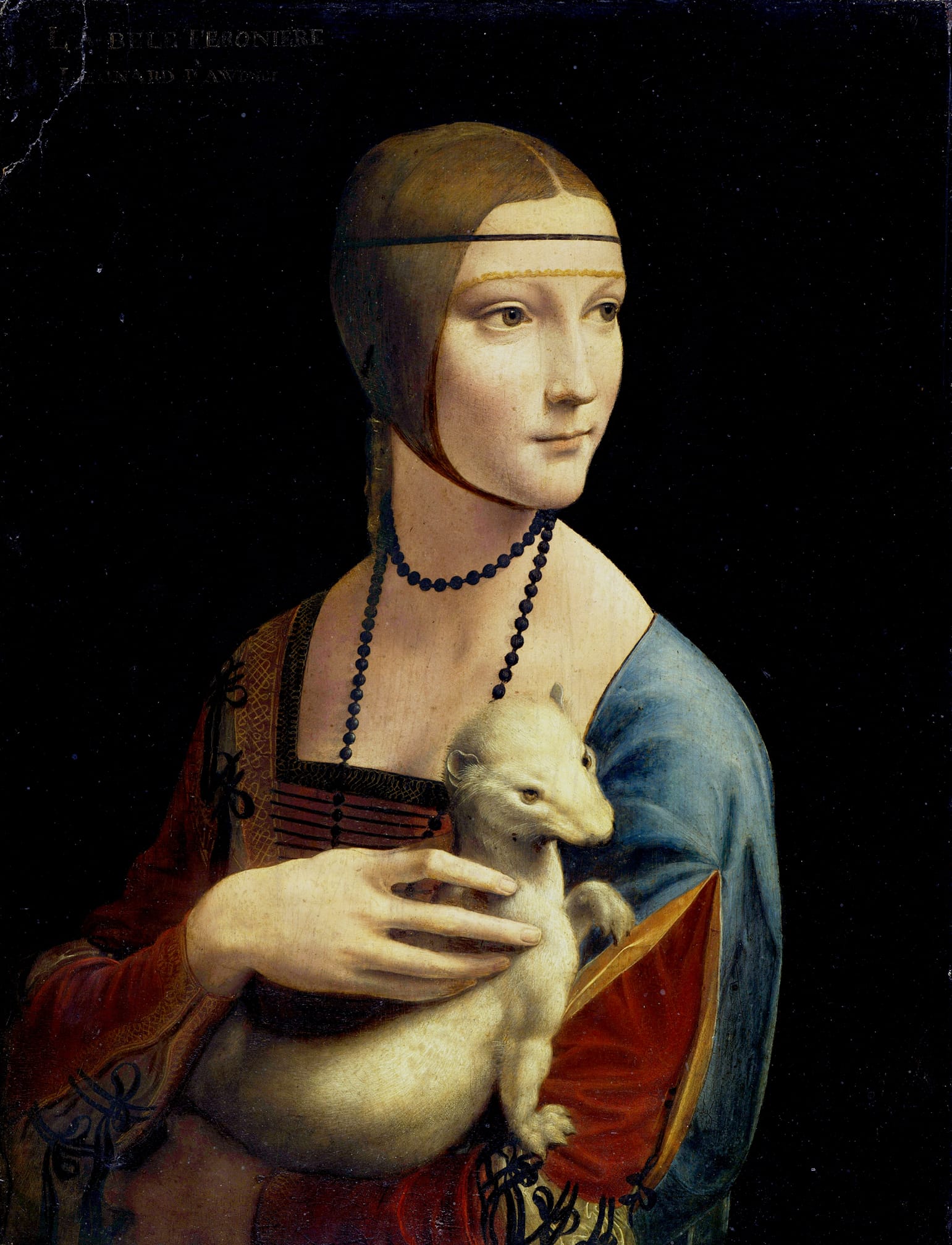 Leonardo da Vinci - Dama z gronostajem | 1488-90, Muzeum Narodowe w Krakowie